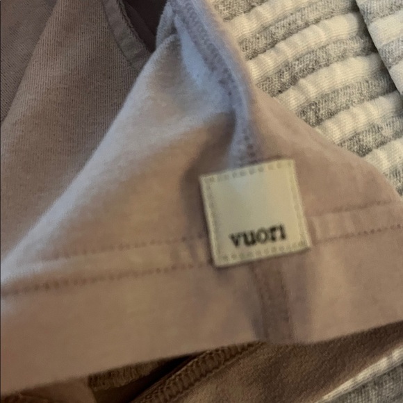 Vuori Women's Athletic Tan Shorts - Picture 3 of 5